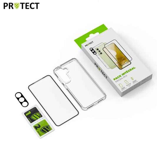 Pack Protection Samsung A26 5G - Coque Transparente + Verre Trempé + Lentille |Tech&Co Bzh