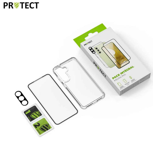Pack Protection Samsung A16 4G / 5G – Coque Transparente + Verre Trempé + Lentille | Tech&Co Bzh