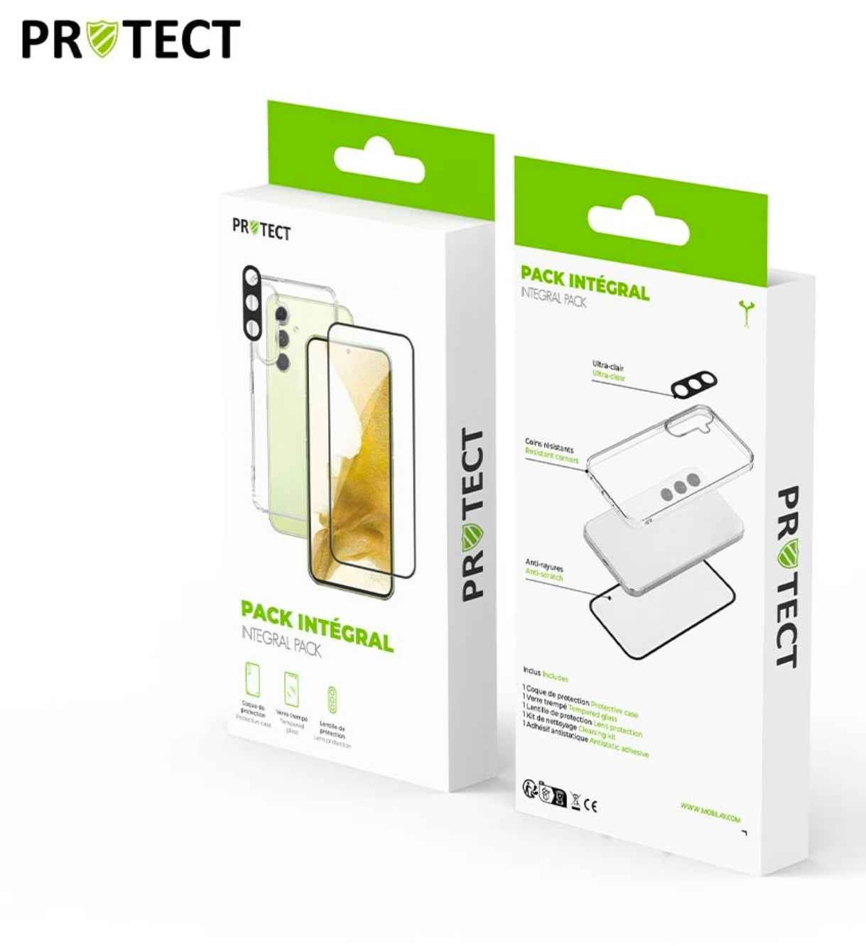 Pack Protection Samsung A16 4G / 5G – Coque Transparente + Verre Trempé + Lentille | Tech&Co Bzh