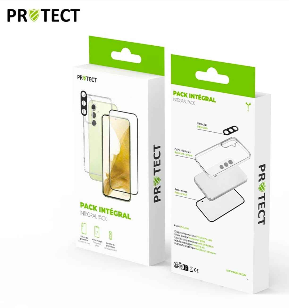 Pack Protection Samsung A26 5G - Coque Transparente + Verre Trempé + Lentille |Tech&Co Bzh