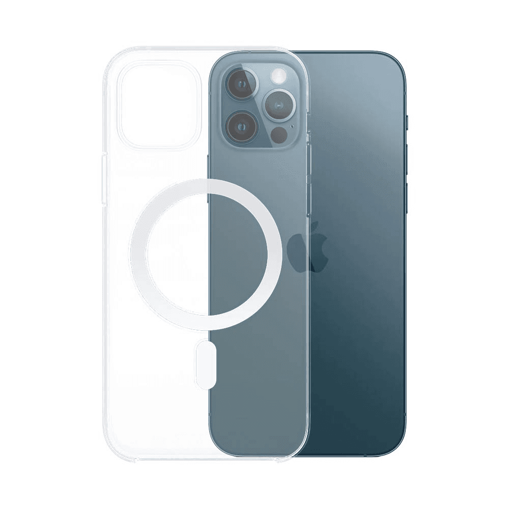 Coque Silicone MagSafe Transparente - iPhone 12 / 12 Pro - Protection Premium.