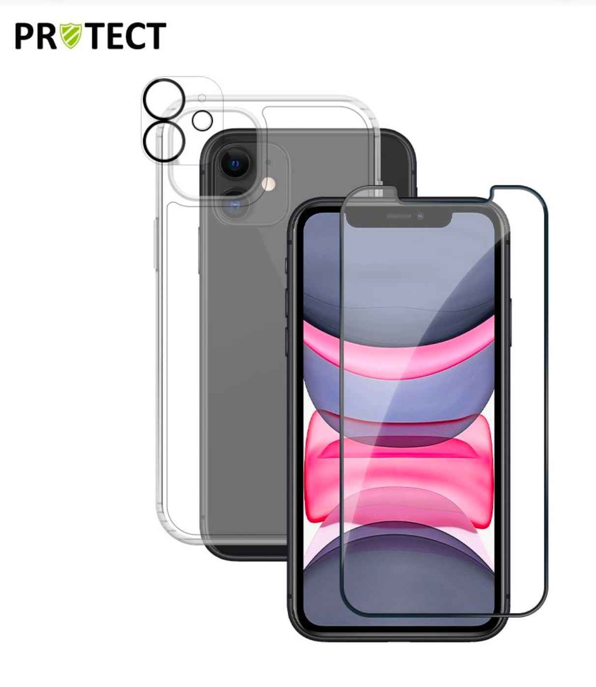 Pack Protection iPhone 11 – Coque + Verre Trempé | Tech&Co Bzh