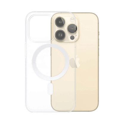 Coque Silicone  MagSafe Transparente,  Compatible iPhone  14 Pro – Protection Premium | Tech&Co Bzh