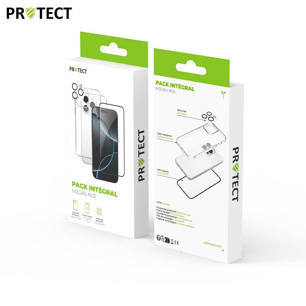 Pack Protection iPhone 12 – Coque Antichoc + Verre Trempé 9H + Protection Lentille – Transparent | Tech&Co Bzh