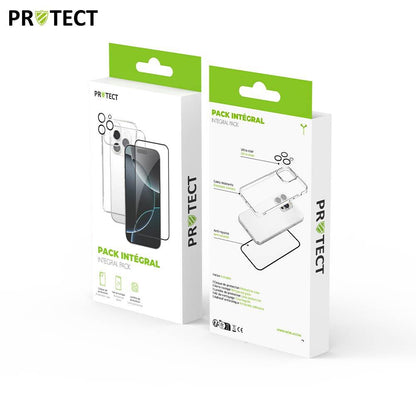 Pack Protection iPhone 12 – Coque Antichoc + Verre Trempé 9H + Protection Lentille – Transparent | Tech&Co Bzh