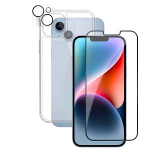Pack Protection iPhone 14 – Coque + Verre Trempé | Tech&Co Bzh