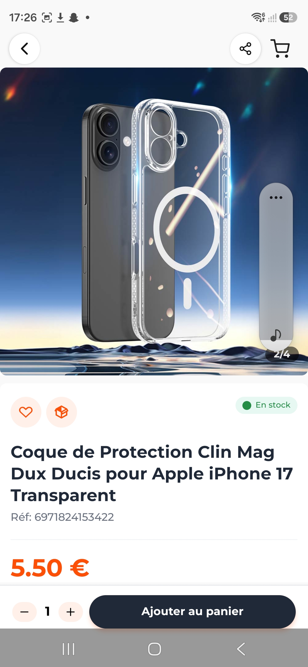 Coque MagSafe premium Transparente pour iPhone 17 | Tech&Co Bzh – Image 3